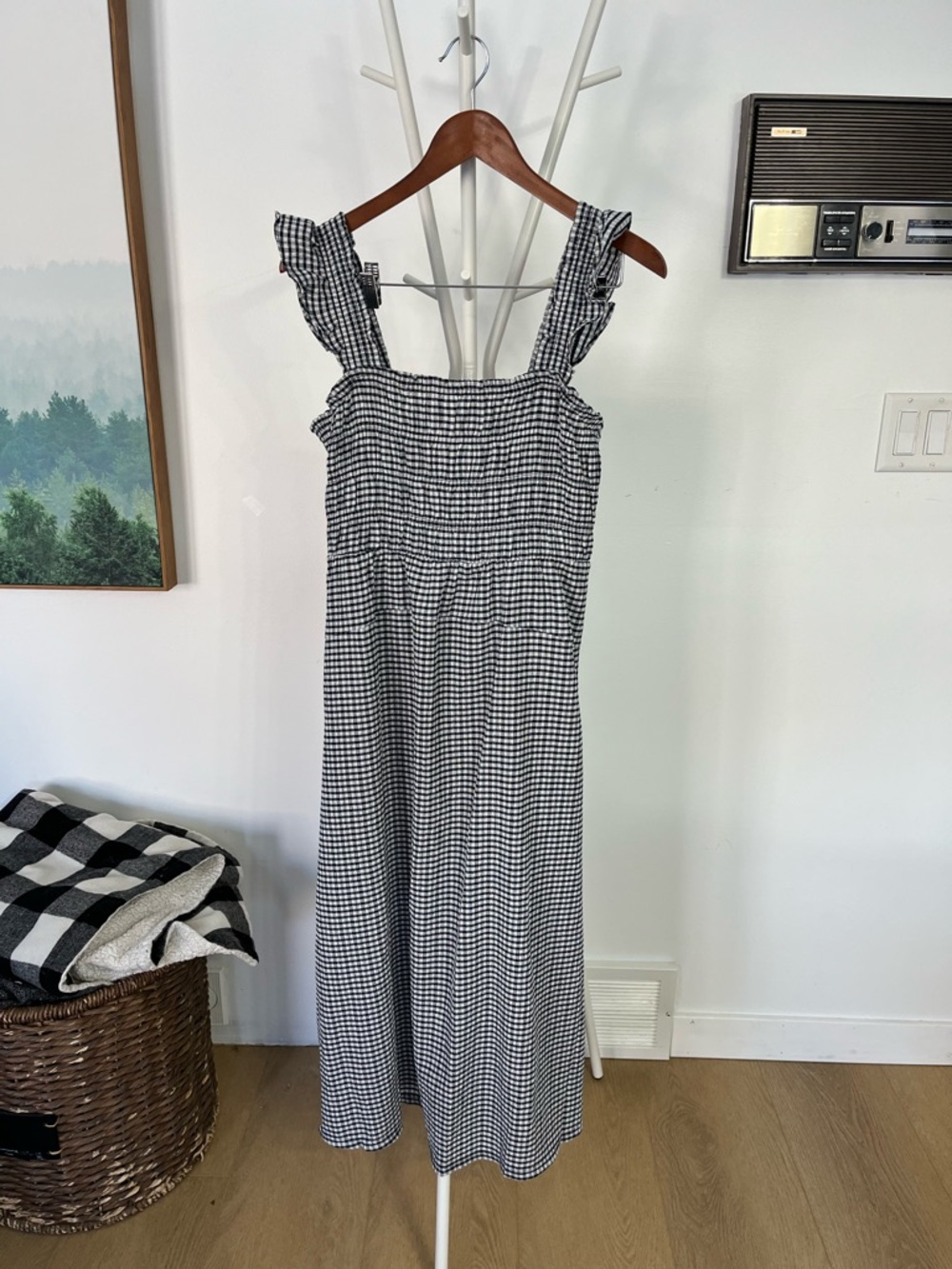 Old Navy Gingham Maxi Sundress